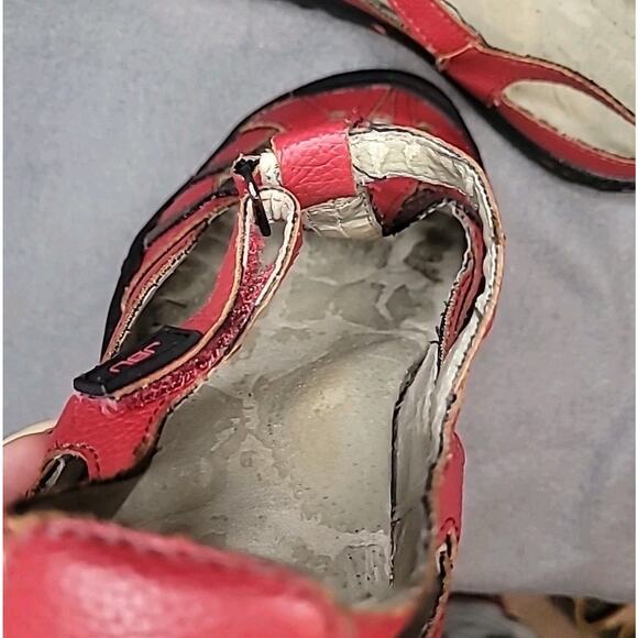 JBU by Jambu Dune Encore Flats Red Vegan Leather Women’s 9.5M GUC - Picture 9 of 9